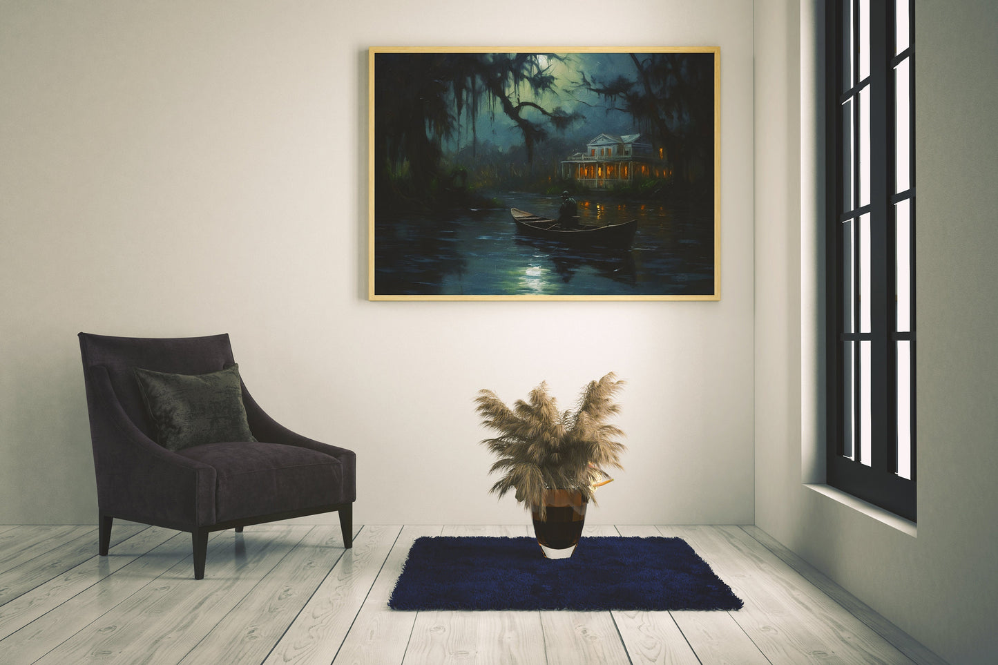 The Haunted Swamps of Louisiana - Scenic Print - Instant Art - Printable Wall Decor - INSTANT DIGITAL DOWNLOAD