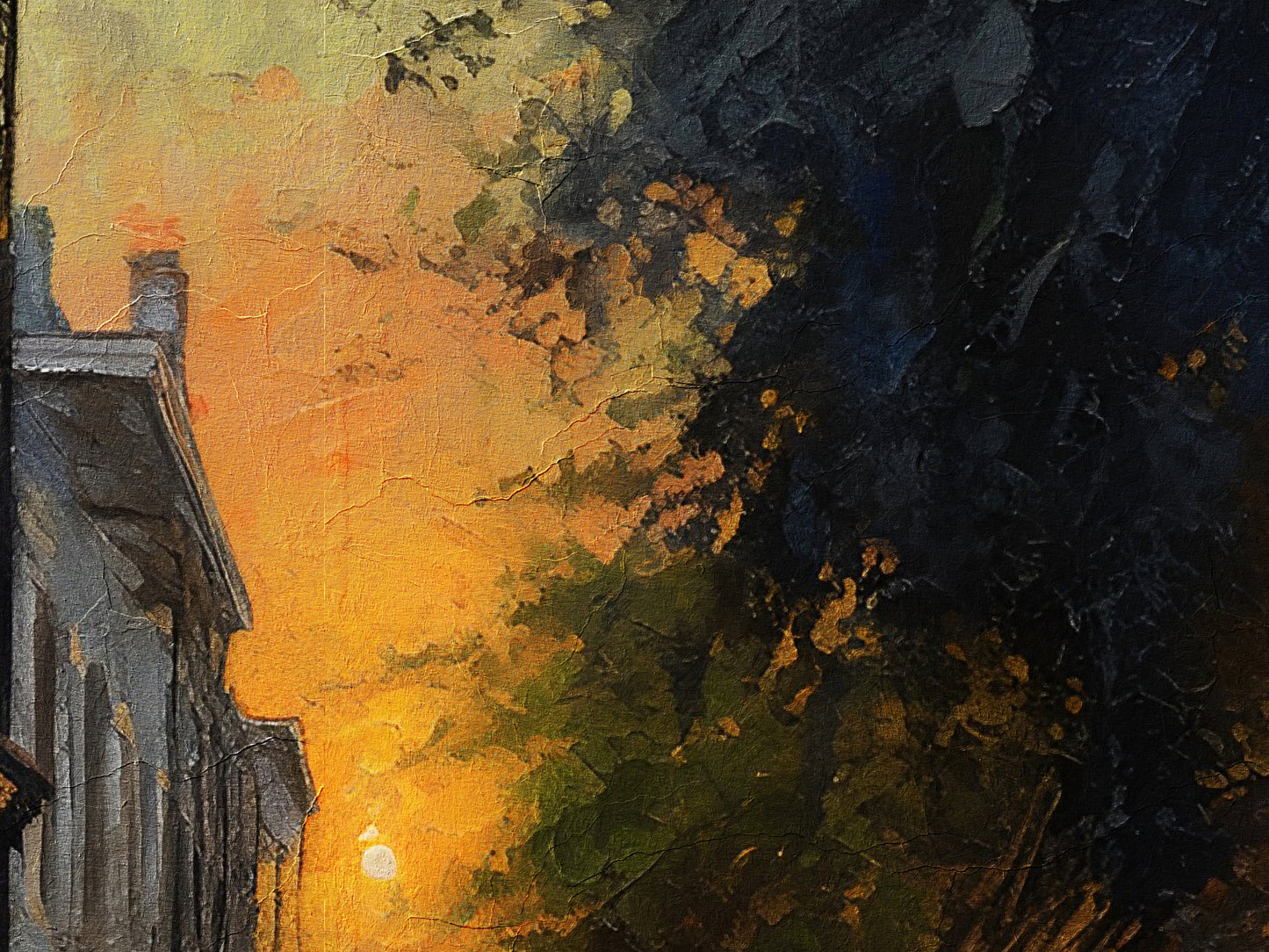 The Haunted Streets of New Orleans #4 - Sunset Scenic Print - Instant Art - Printable Wall Decor - INSTANT Download