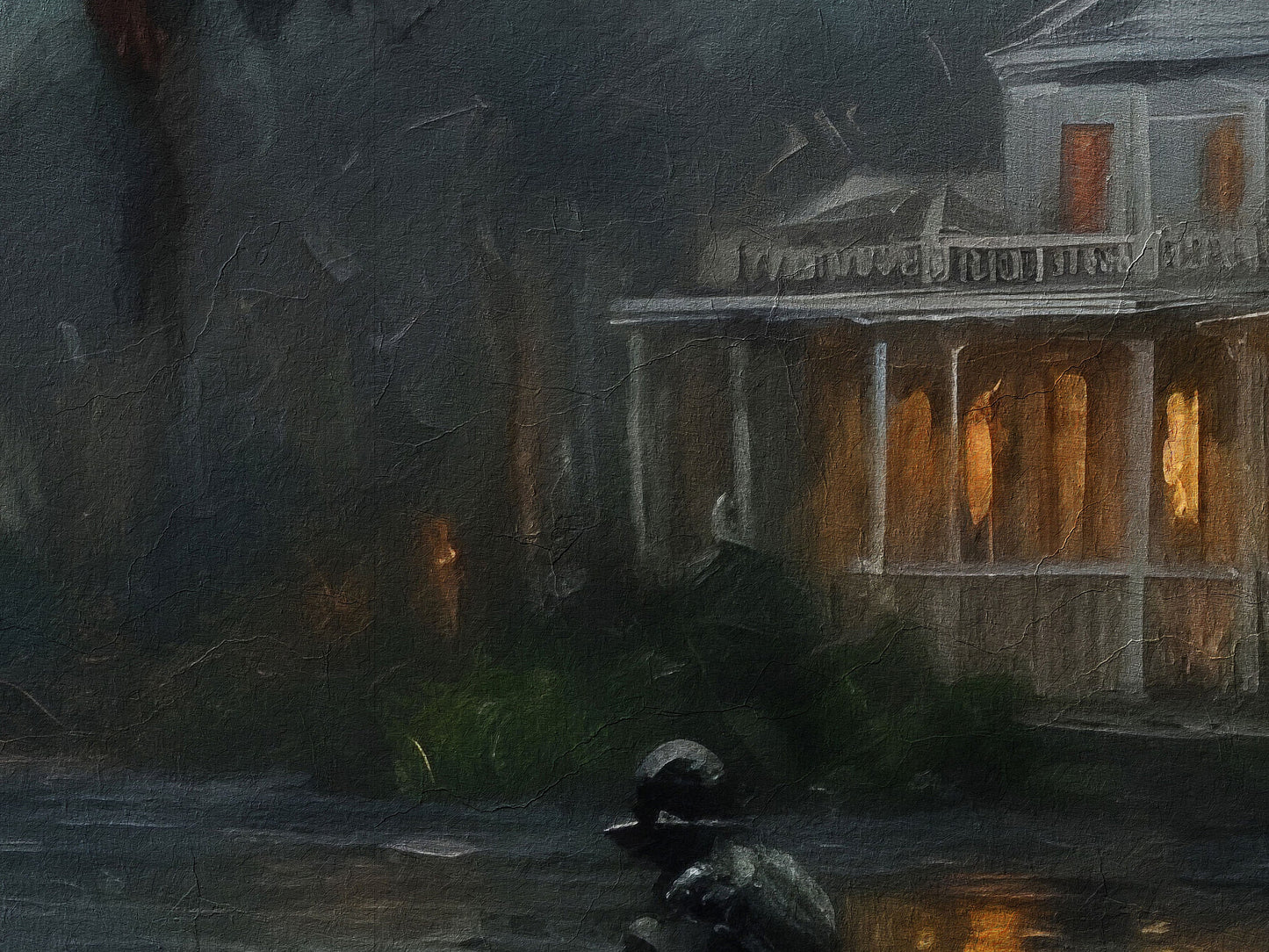 The Haunted Swamps of Louisiana - Scenic Print - Instant Art - Printable Wall Decor - INSTANT DIGITAL DOWNLOAD