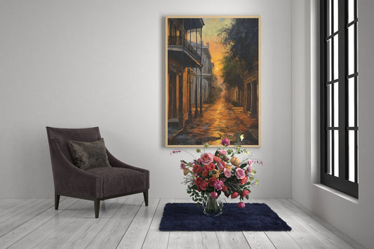 The Haunted Streets of New Orleans #4 - Sunset Scenic Print - Instant Art - Printable Wall Decor - INSTANT Download