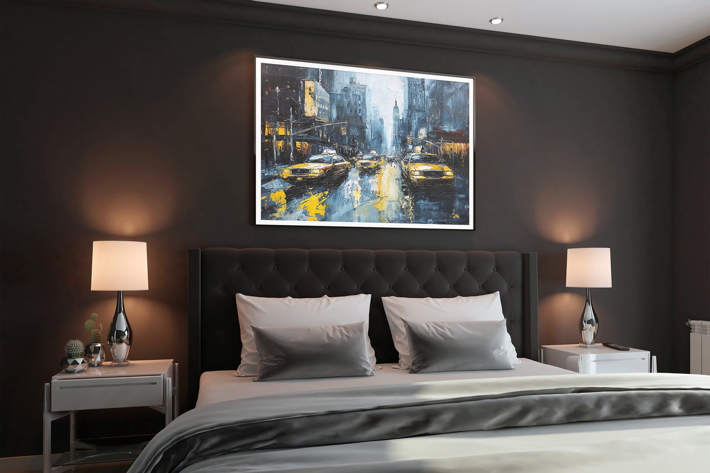 New York Streets Painting #2 - Scenic Print - Wall Decor Painting - Street Art - INSTANT DIGITAL DOWNLOAD