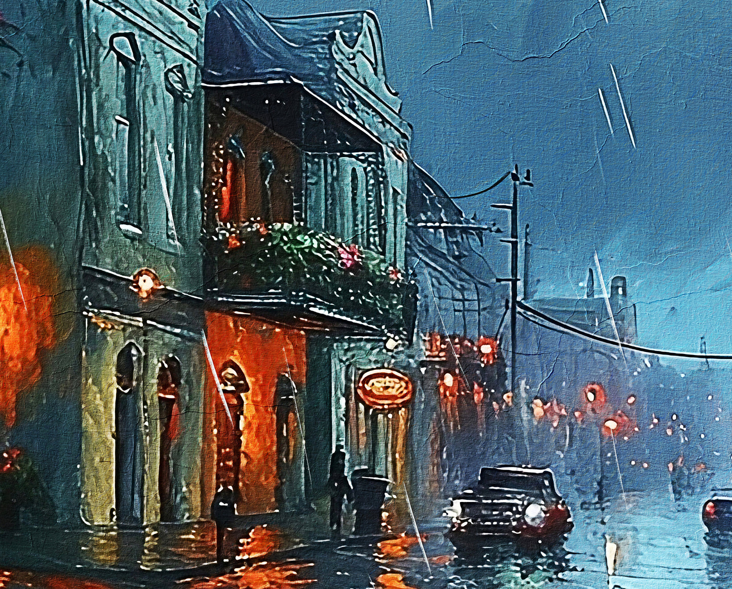 The Haunted French Quarter of New Orleans #3 - Scenic Print - Instant Art - Printable Wall Decor - INSTANT Download